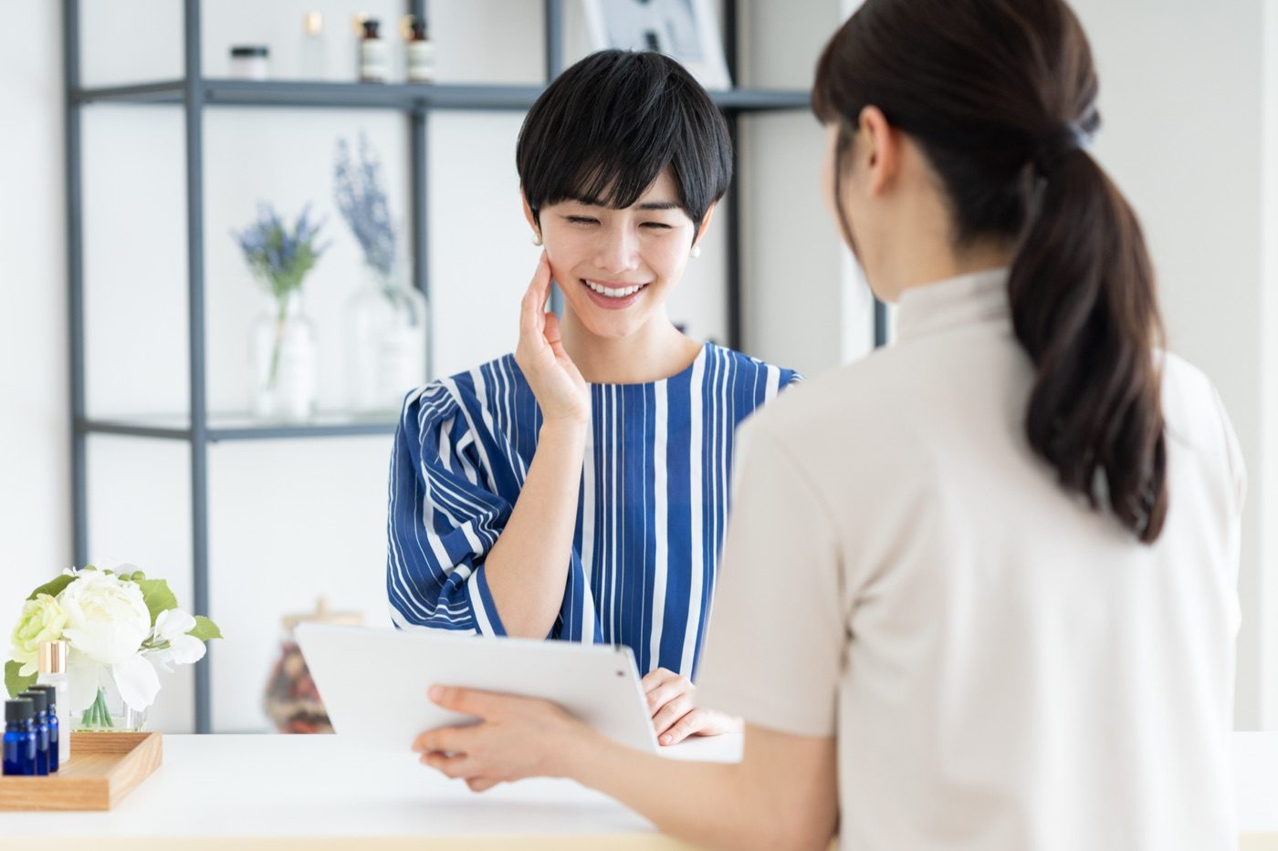 治療内容の説明（歯の模型）